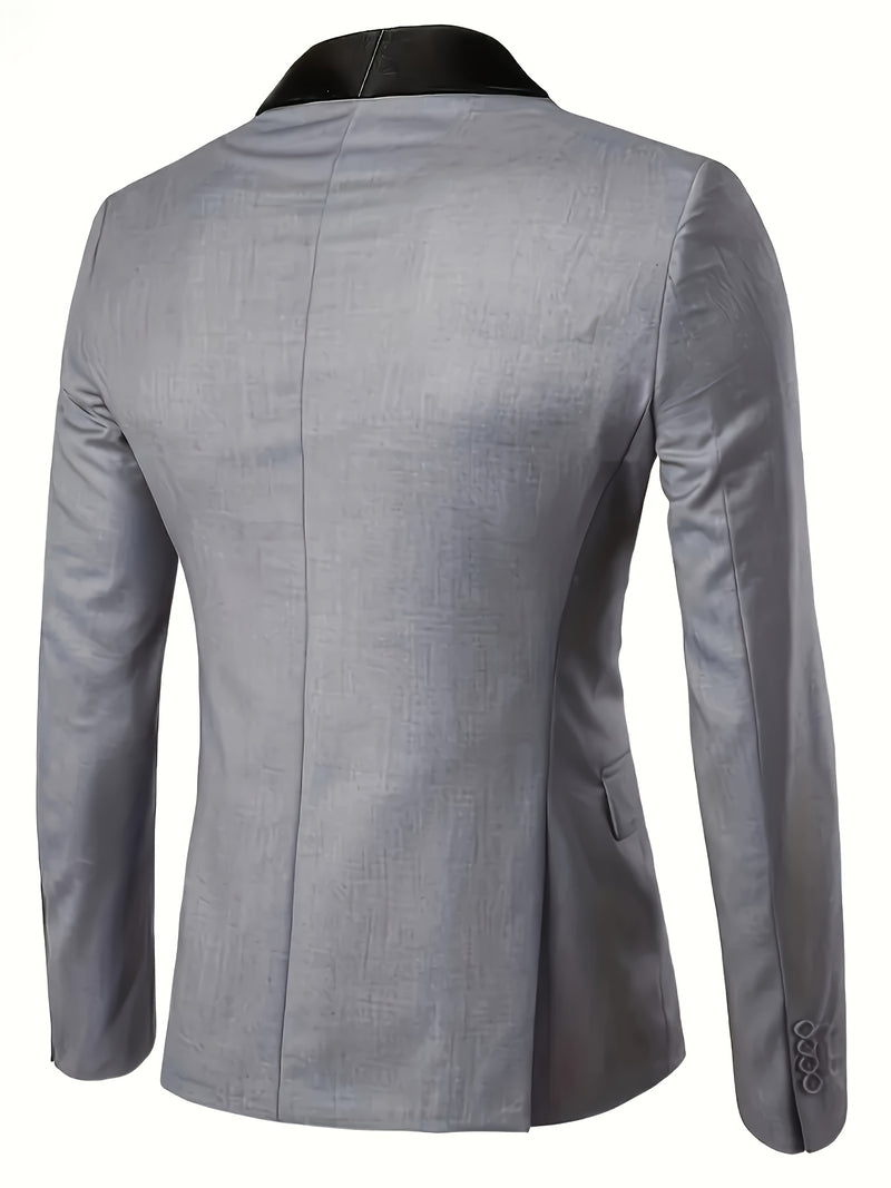 A Men's Three-Piece Suit Consisting of a Blazer, Vest, And Trousers.