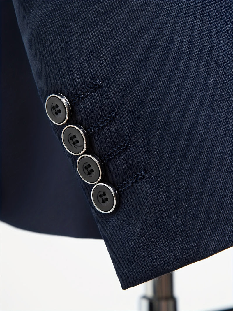 Men'S Premium Two-Piece Suit, Plus-Size Suit Set with Pants.