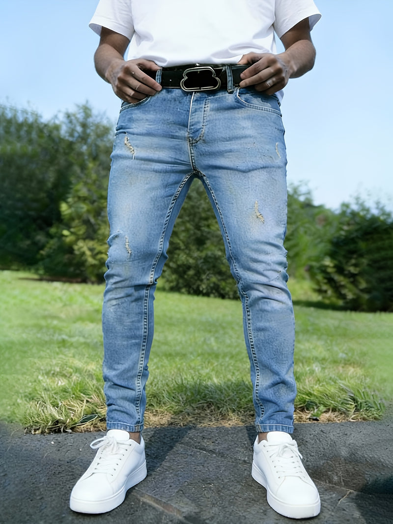 Men's Fashion Stretch Denim Pants, Versatile Classic Gift for All Seasons.