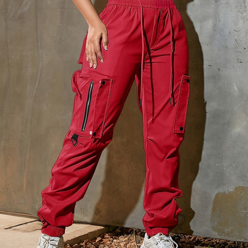 Women's High-Waisted Loose Overalls: Casual, Fashionable, and Comfortable.