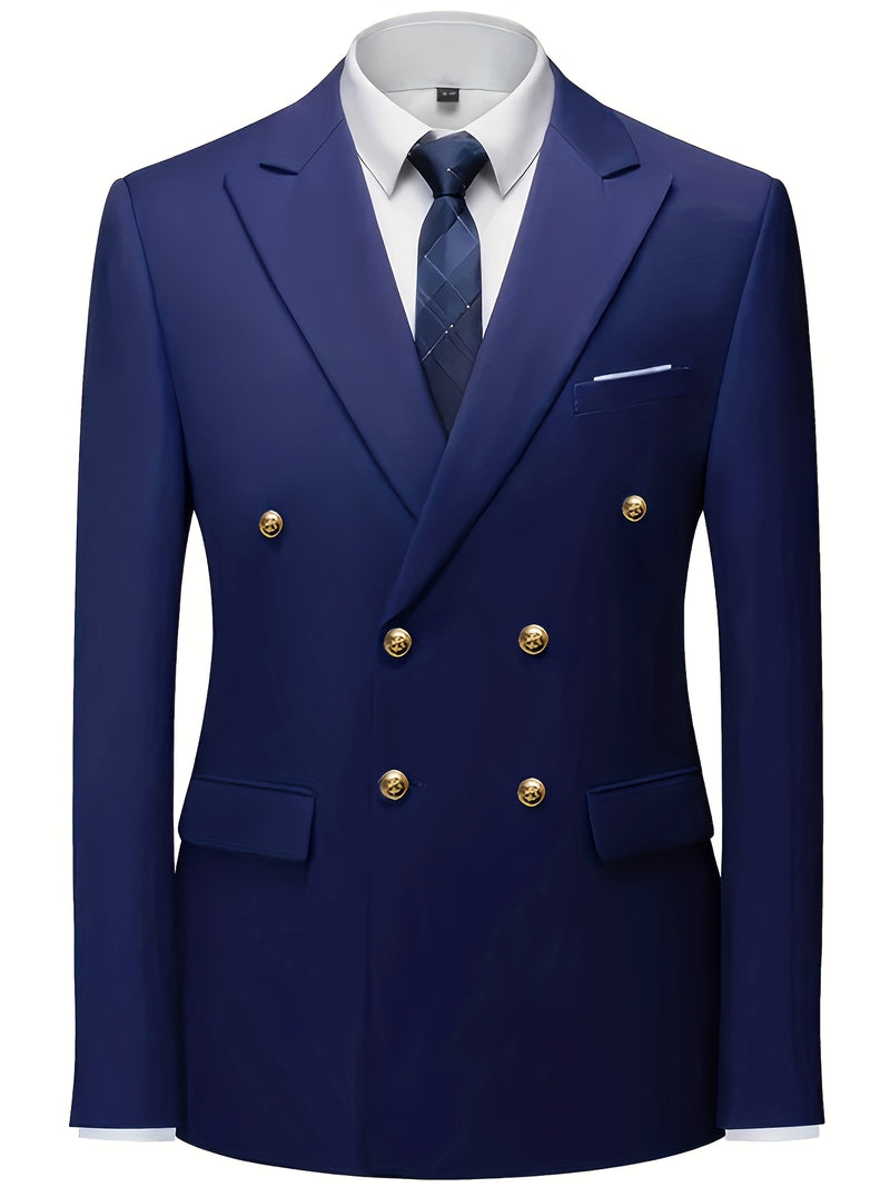 Men'S 2pcs Wedding Suit Set | Slim-Fit Business Blazer and Classic Trousers.