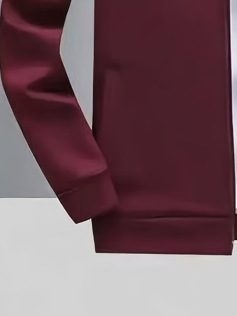 Men's Casual Sportswear Set: Two-Piece Suit.