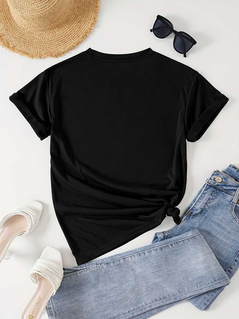 Women’s Casual Short Sleeve T-Shirt.