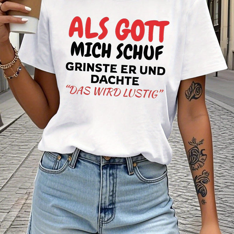 Women's T-Shirt Comfort Fit.