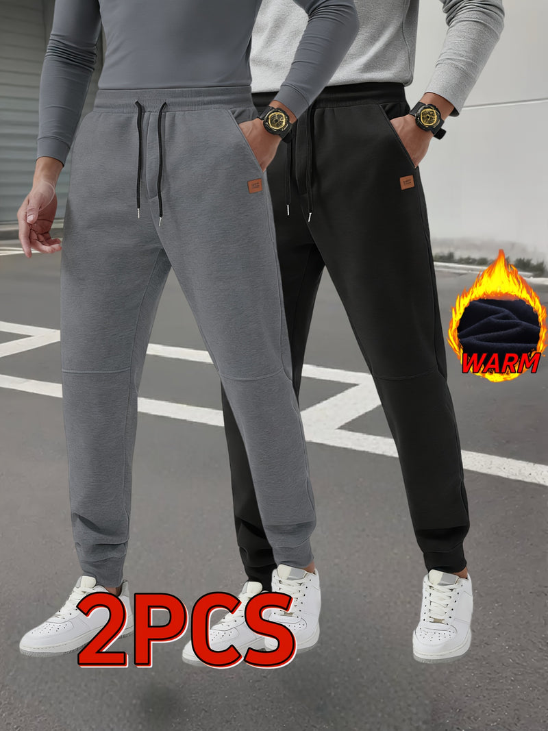 2pcs Men's Autumn Winter Casual Pants.