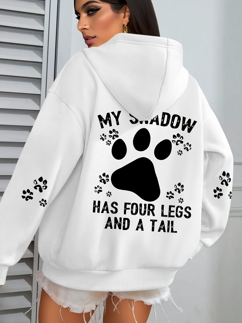 Plus Size - Plus-Size Hooded Pullover Sweatshirt