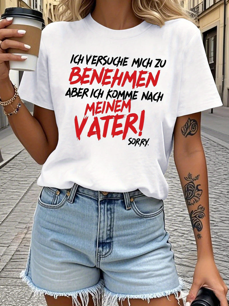 Women's Pure Cotton T-Shirt.