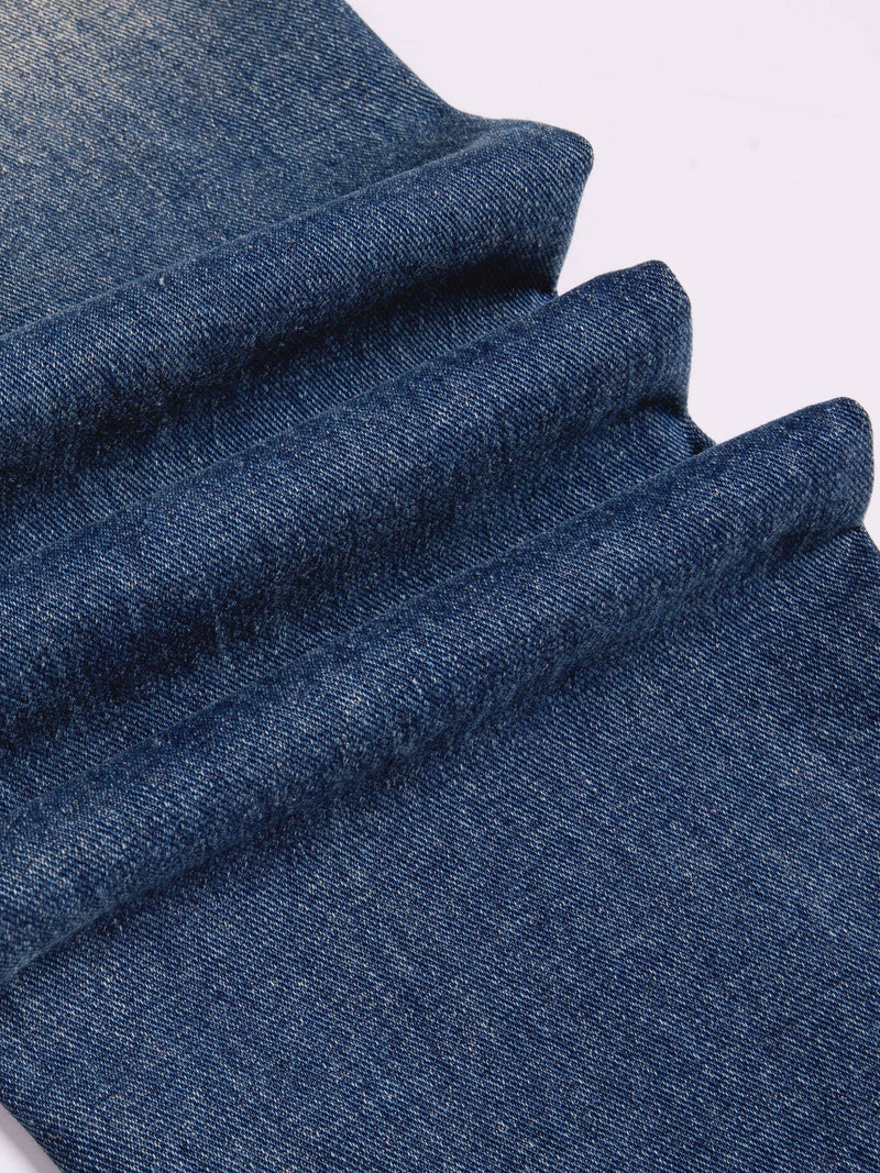 Men's Thick-thread Washed Denim Jeans.