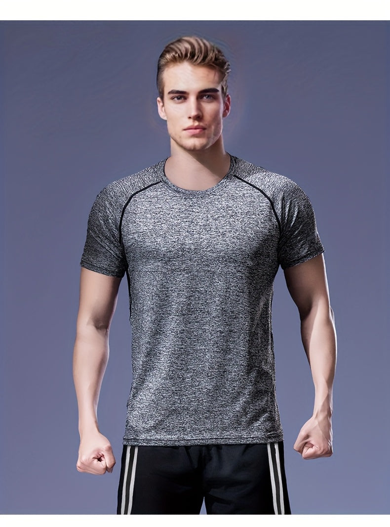 Men's 4pcs Set of Summer Sports T-Shirts.