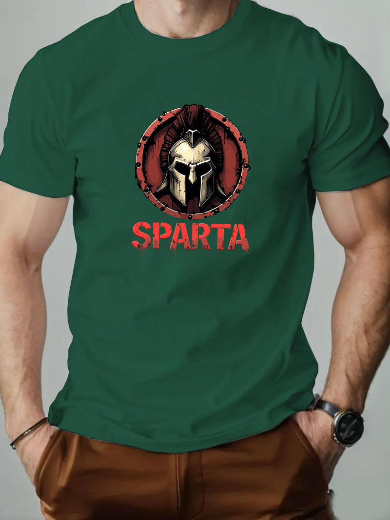Men's Casual Crew Neck Short Sleeve T-Shirt.