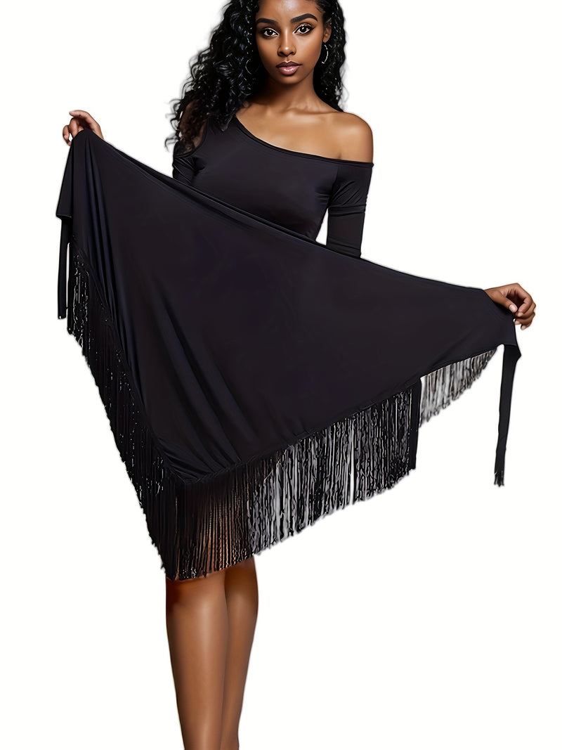 Women’s Sexy Latin Cha-Cha Dance Skirt.