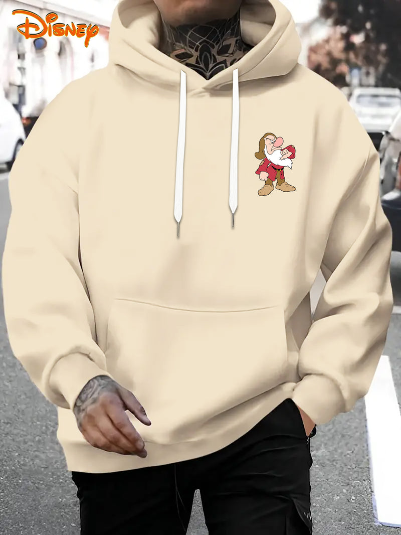 Men's Hoodie - Seven Dwarfs Cartoon Cute Pattern Hoodie.