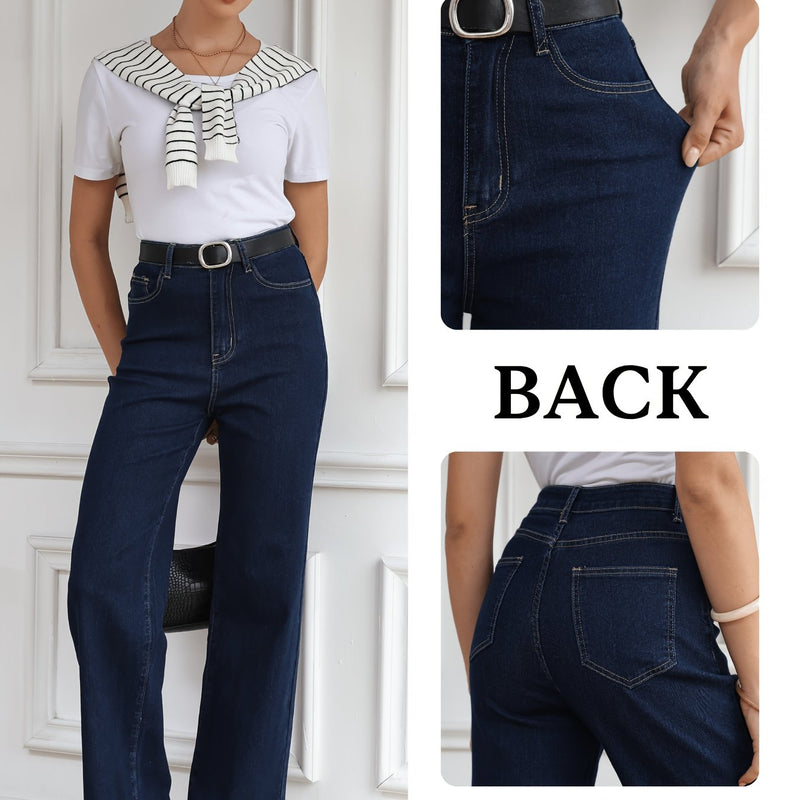 Ladies' Stretch Slim Straight-leg Jeans.