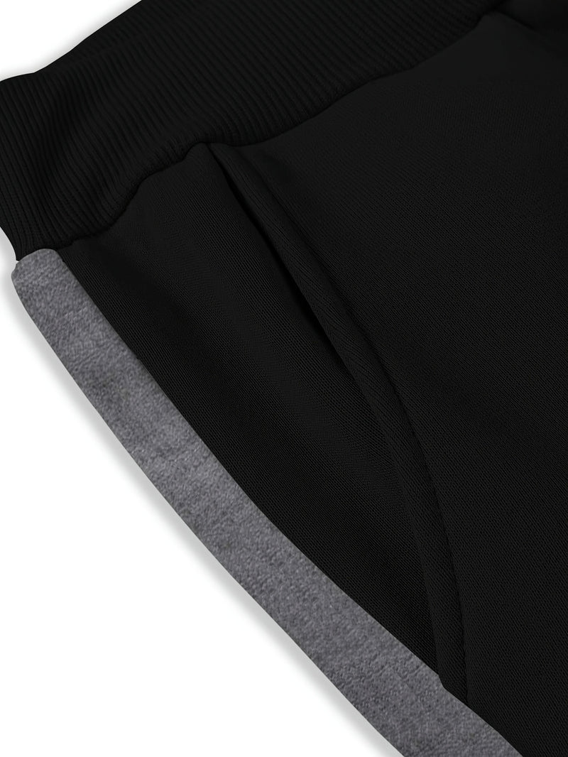 Men’s Athletic Joggers Featuring Printed Stretch Material for Gym And Jogging.