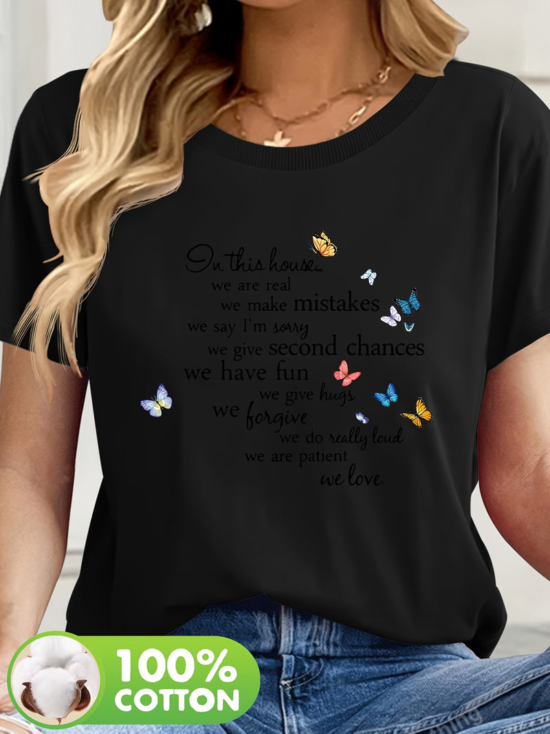 Women’s Casual Short Sleeve T-Shirt.