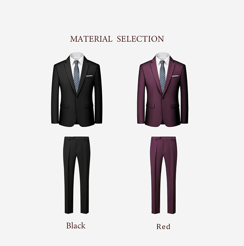 British Vintage Men's Two-Piece Suit Set.