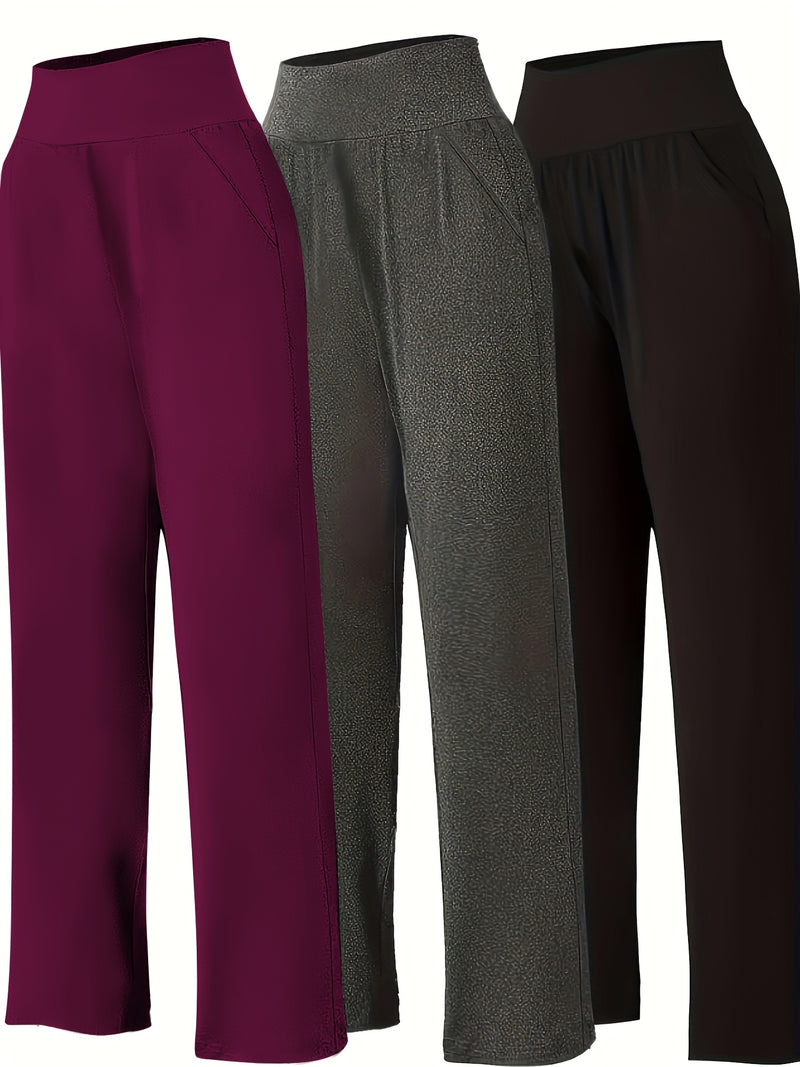 Three Pieces of Women's Fashion Pants.