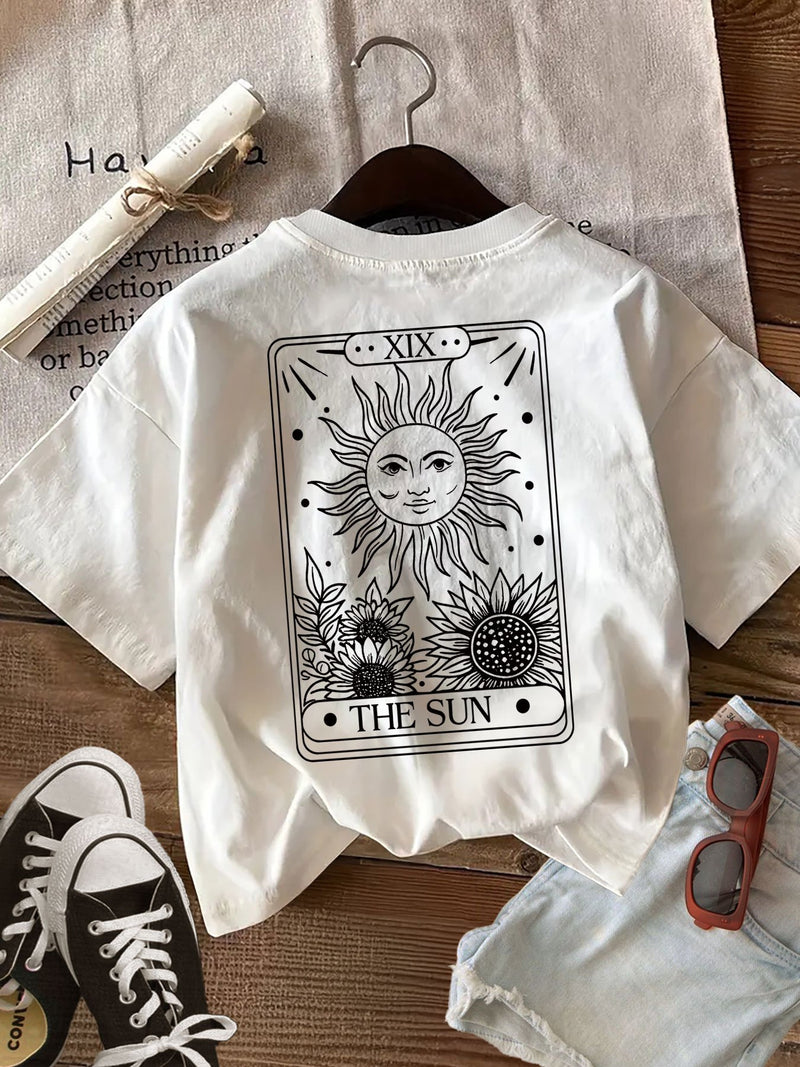 Women's Casual Top Hand-Painted Style.