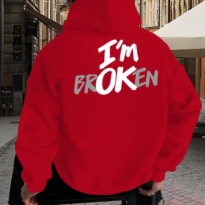 Men's Hooded Sweatshirt.