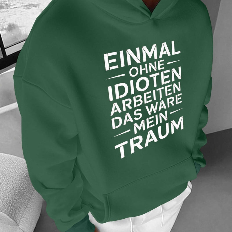 Men's Hooded Sweatshirt.