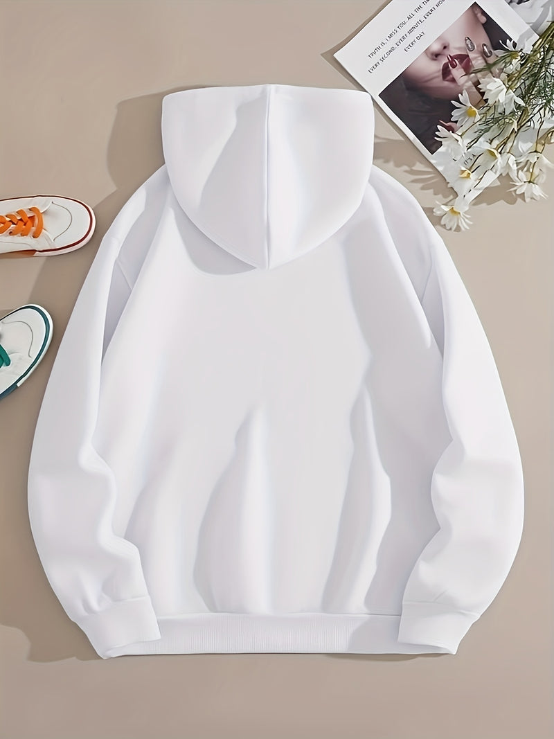 Women'S Casual Fashion Hooded Sweatshirt with Duck.