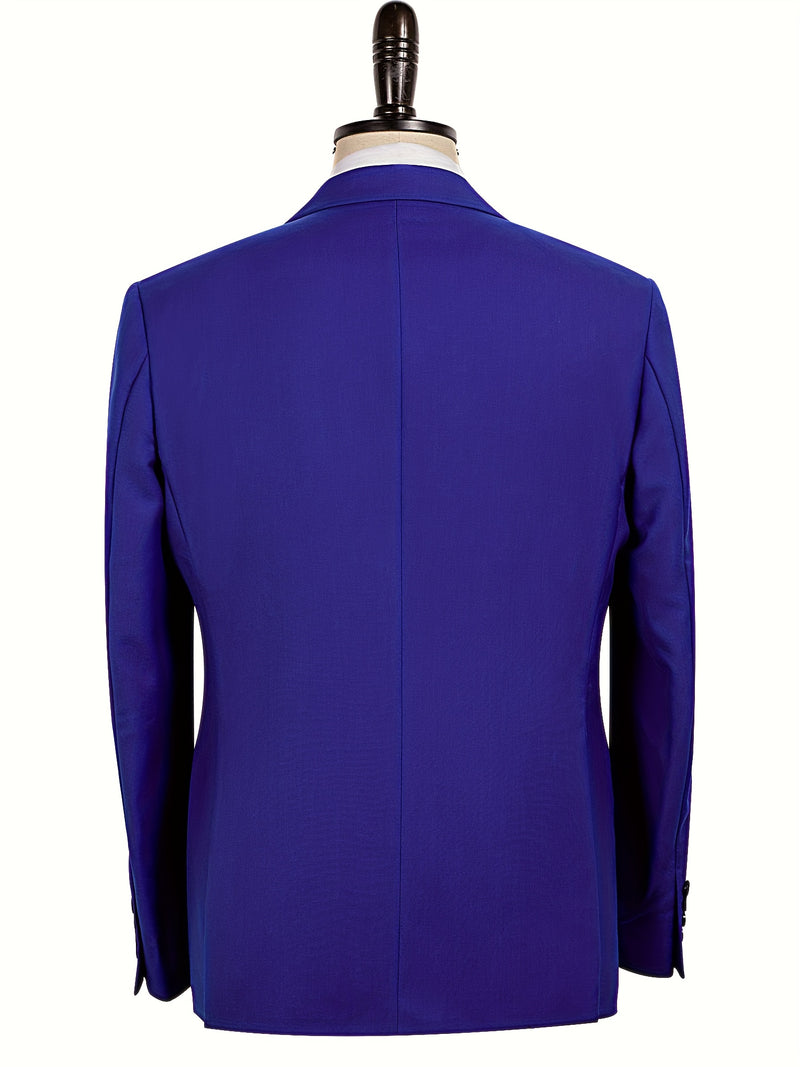 Business Casual 2-Button 3pcs Suit Set.