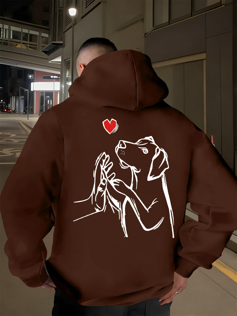 Men's Fashion Pullover Hooded Sweatshirt.