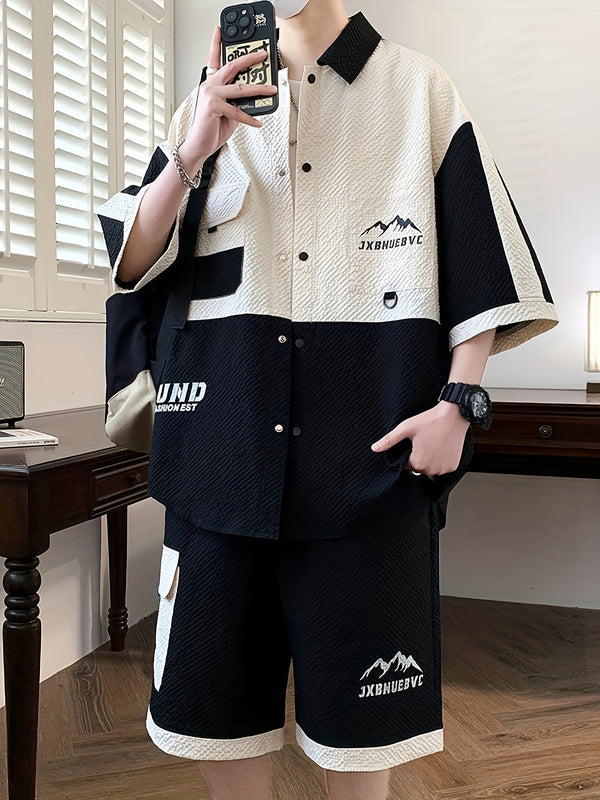 Men's Casual Two-Piece Set for Summer.