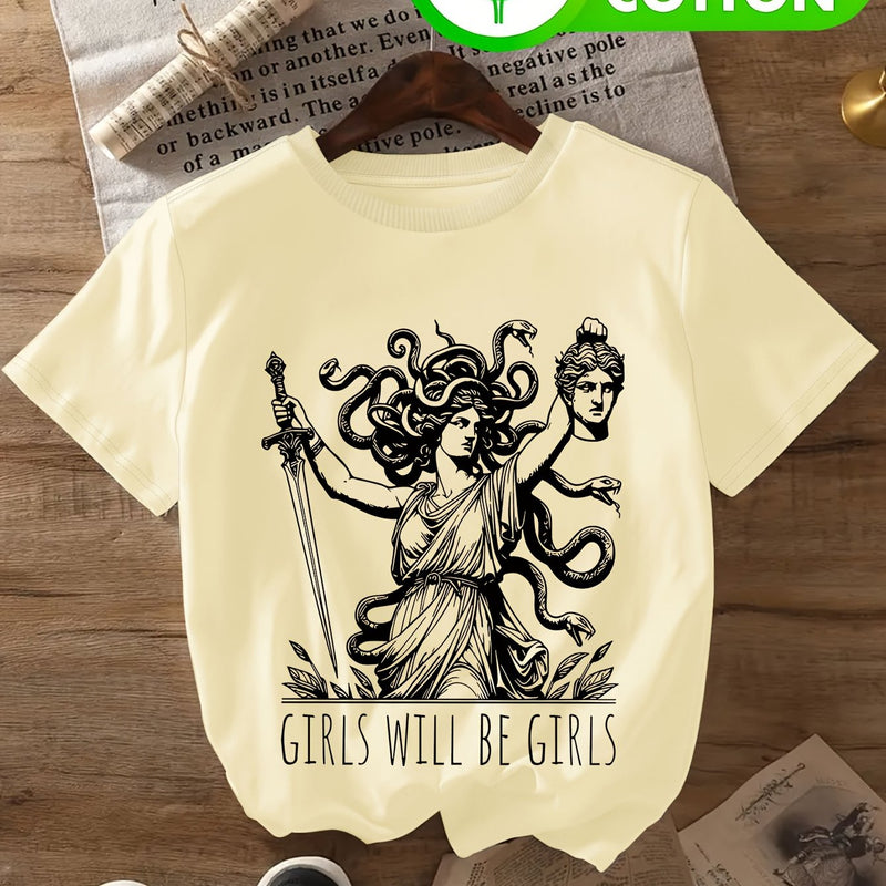 Women’s Short-Sleeve Round Neck T-Shirt.