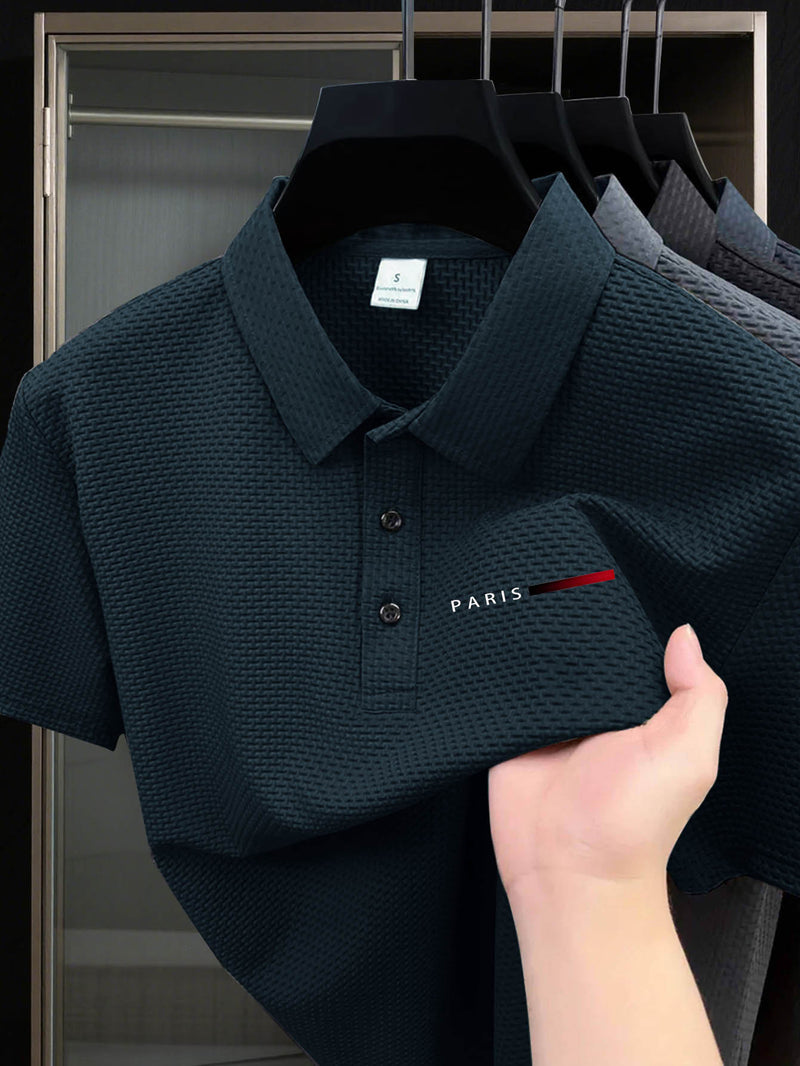 Plus Size Men's Summer Short Sleeve Shirt.