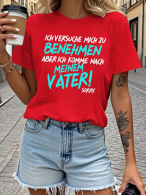 Women's Pure Cotton T-Shirt.