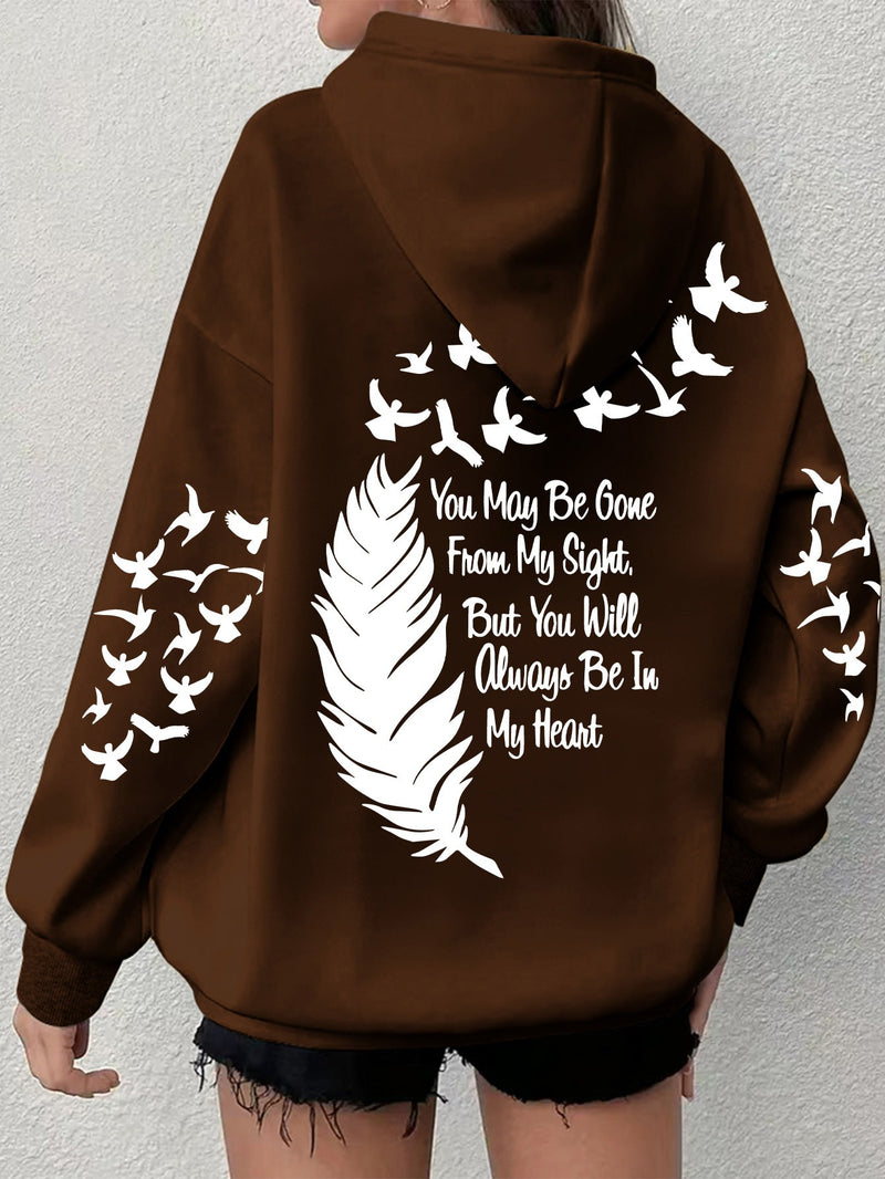 Women's Comfortable Graphic Hoodie.