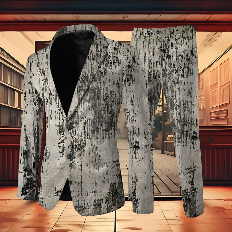 Men'S Suit Set with a Combination of Blazer And Trousers.