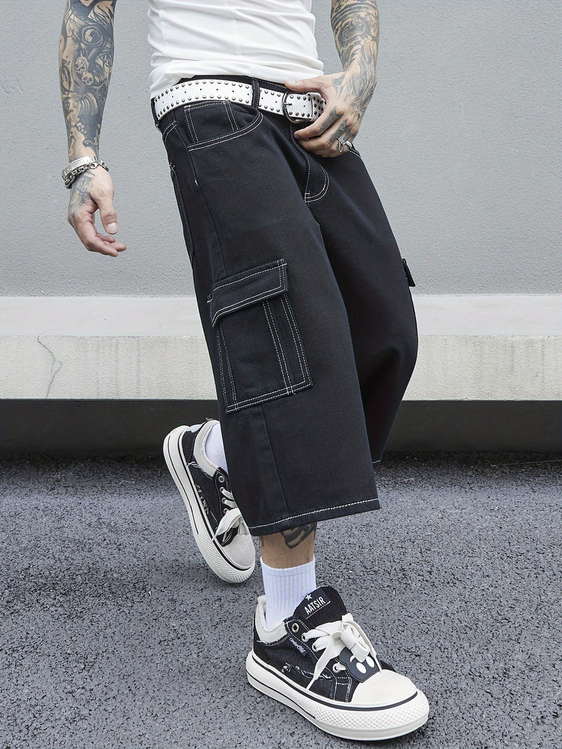 Men's Denim Shorts.