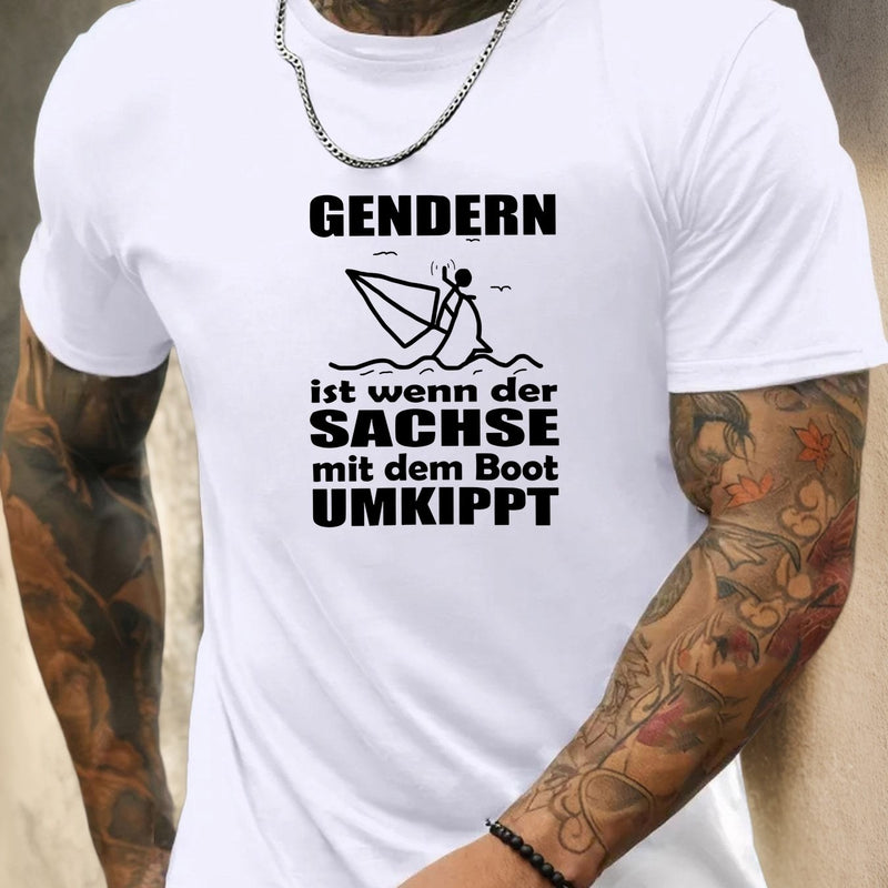 Men's Summer Casual Short-Sleeve T-Shirt.