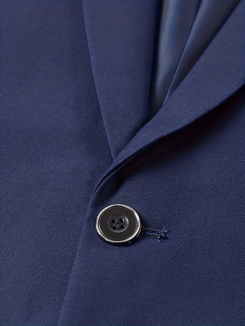 A Men's Three-Piece Suit Consisting of a Blazer.