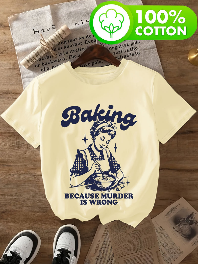 Women's Fashion Pure T-Shirt.