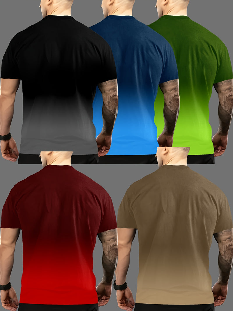 Men's Novelty T-Shirt 5pcs Set.