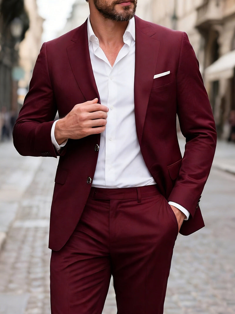 Men's Classic Two-Piece Suit.