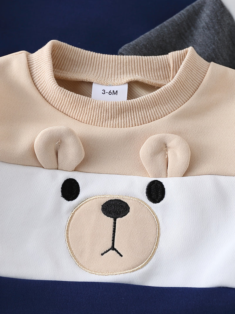 Three Options of Retro Animal Series Fleece Hoodies Available.