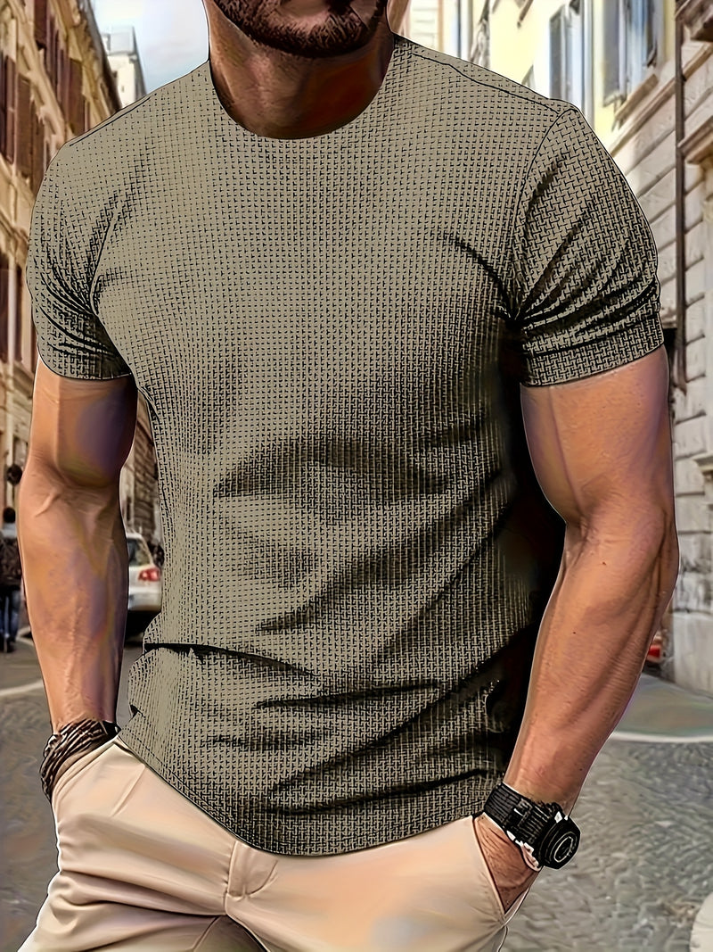 Men's T-Shirt, Cool And Breathable with a Round Neck And Short Sleeves.