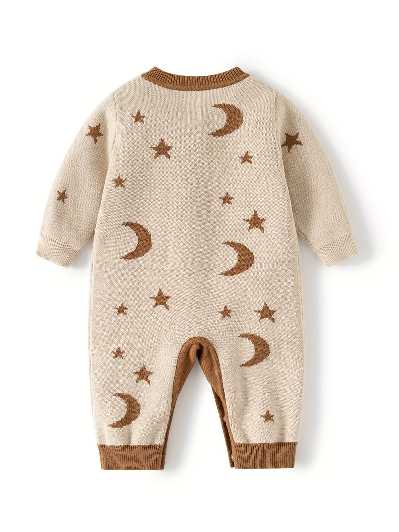 Cute Bohemian Style Children's Knitted Bodysuit Sweater.
