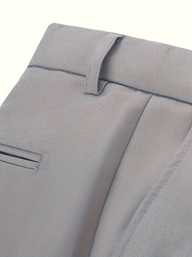 Three-Piece Suit, Business Formal Wear Set, Suit + Trousers + Vest.