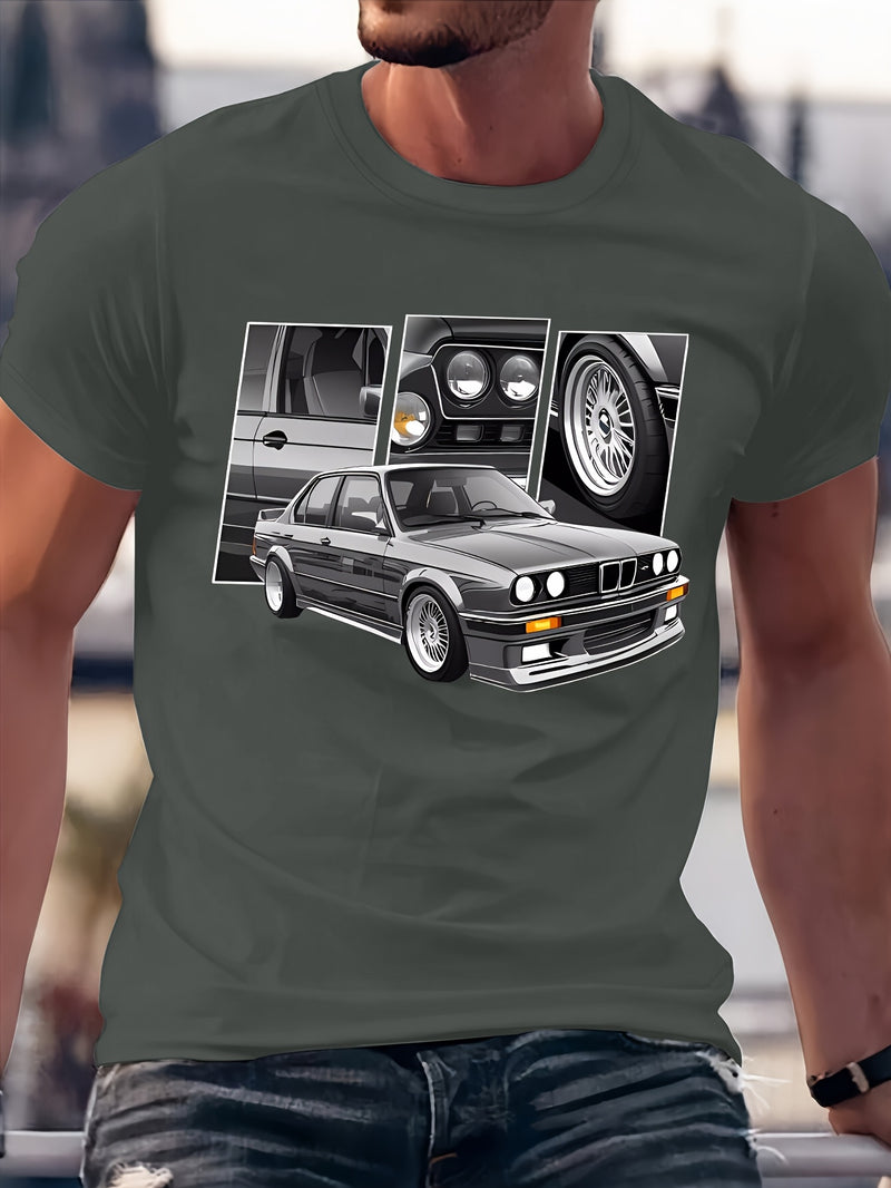 Pure Cotton Short-Sleeve T-Shirt for Men.
