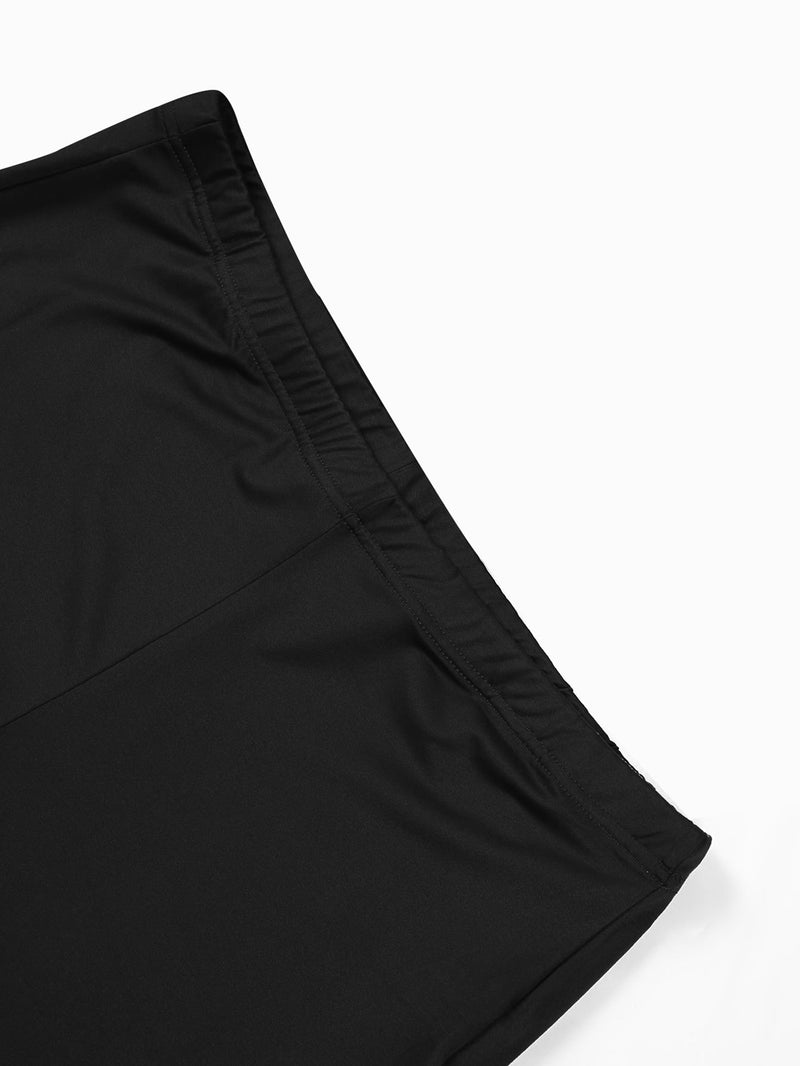 Two-piece set short-sleeved T-shirt and short leggings.