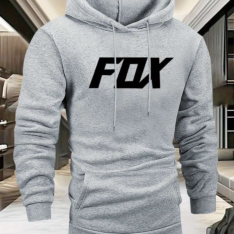 Men's Hooded Sweatshirt.