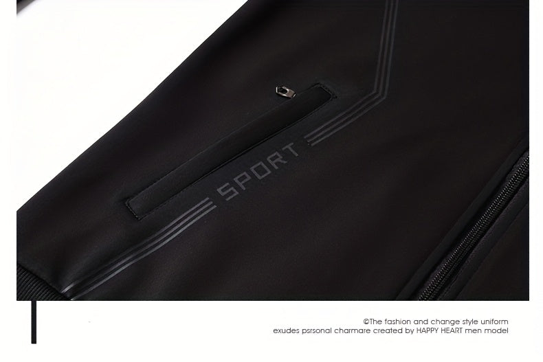 Men's Sportswear Set for Spring And Autumn Casual Outfit.